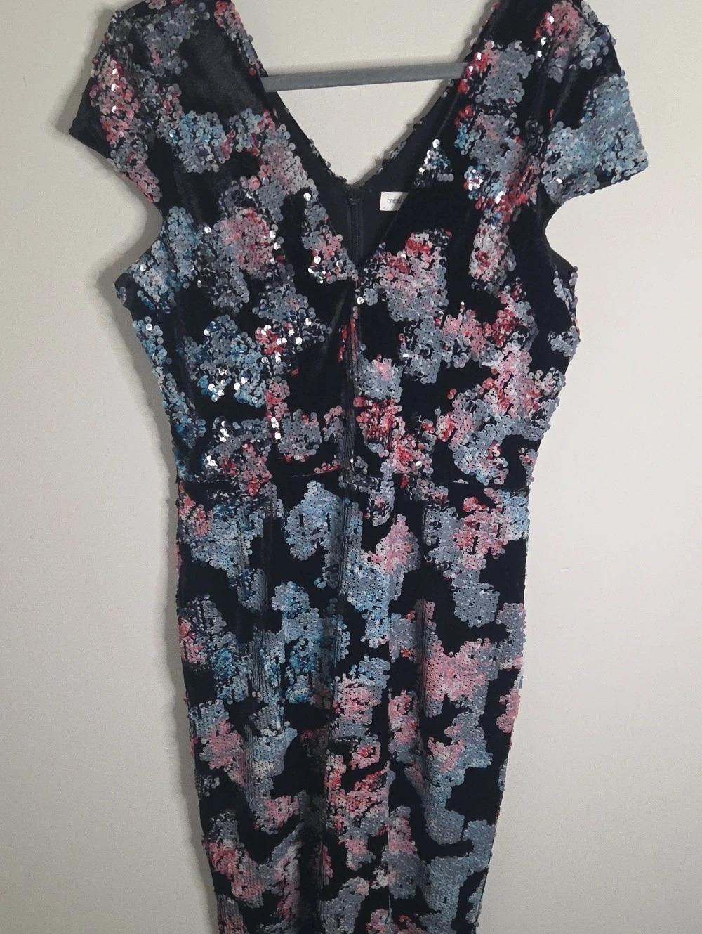 Dress the Population Sequin Dress Black XXL